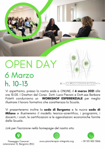 Locandina Open Day 6 marzo